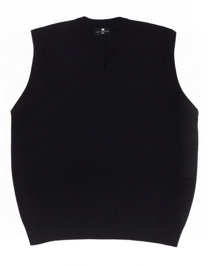 Marks & Spencer pentru bărbați Blue Harbour Vest Tank Top mare din bumbac bleumarin