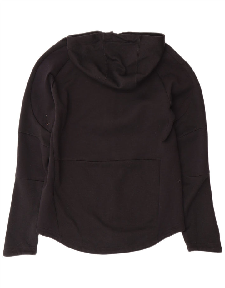 Pulover PUMA pentru femei cu fermoar, UK 14, bumbac mediu negru