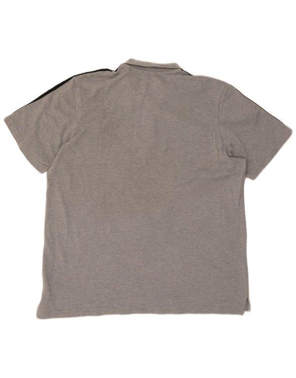 Tricou polo pentru bărbați Adidas XL bumbac gri