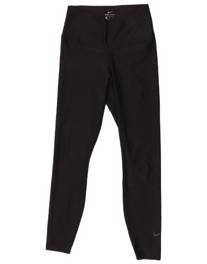 Leggings pentru femei Nike UK 12 Poliester mediu negru