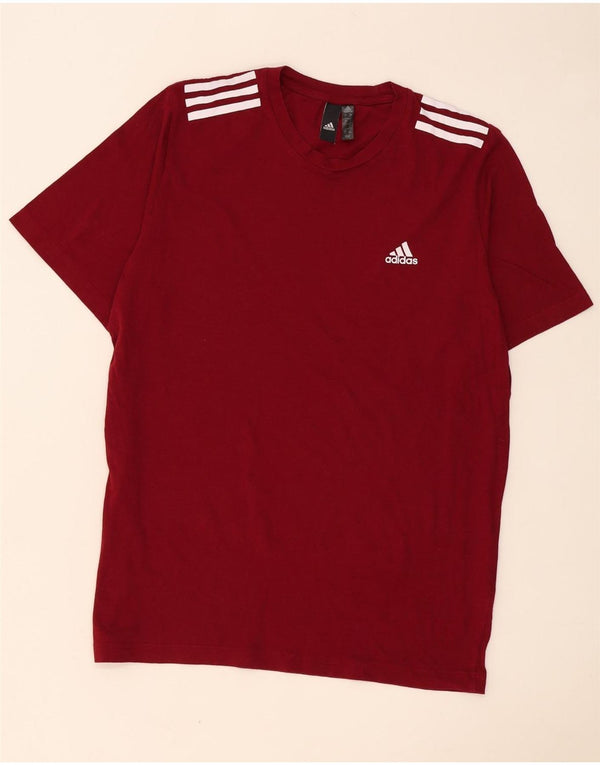 Tricou Bărbați Adidas Top Mare Bumbac Burgundy