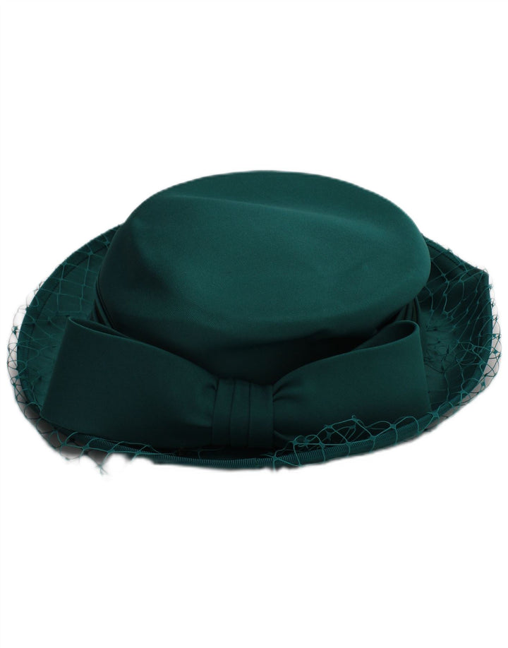 KANGOL Womens Retro Pillbox Hat One Size Green Polyester Classic