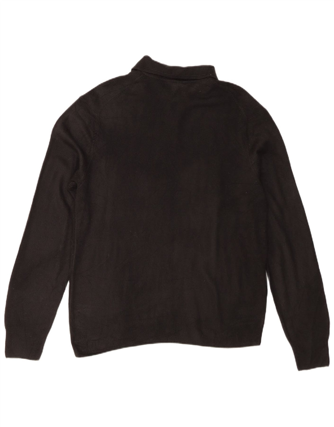 Pulover Dockers pentru bărbați cu gât polo mare, acrilic, negru