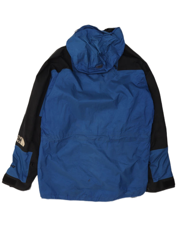 Jachetă de ploaie cu glugă pentru bărbați The North Face UK 40 Large Blue Colorblock Nylon
