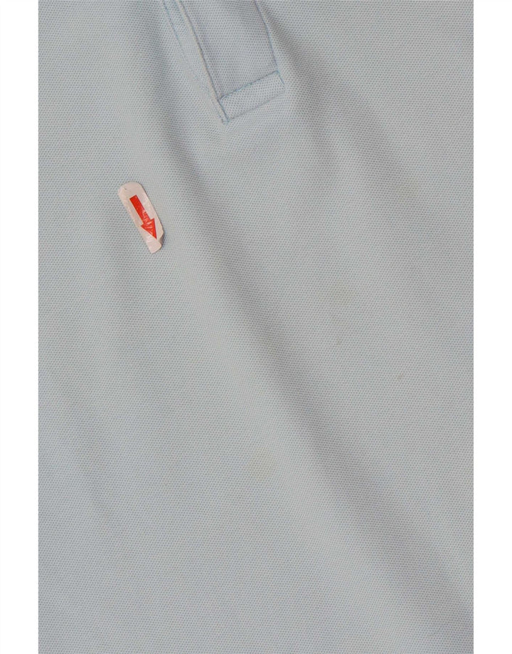 Tricou polo pentru bărbați Lotto XL cu dungi albastre