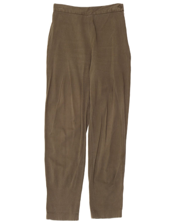 ICEBERG Pantaloni casual pentru femei cu talie înaltă IT 40 Small W24 L27 Khaki