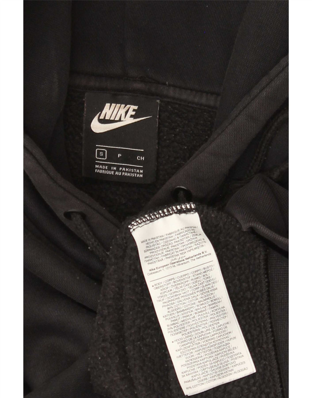 Pulover Nike pentru femei, mic, negru, bumbac