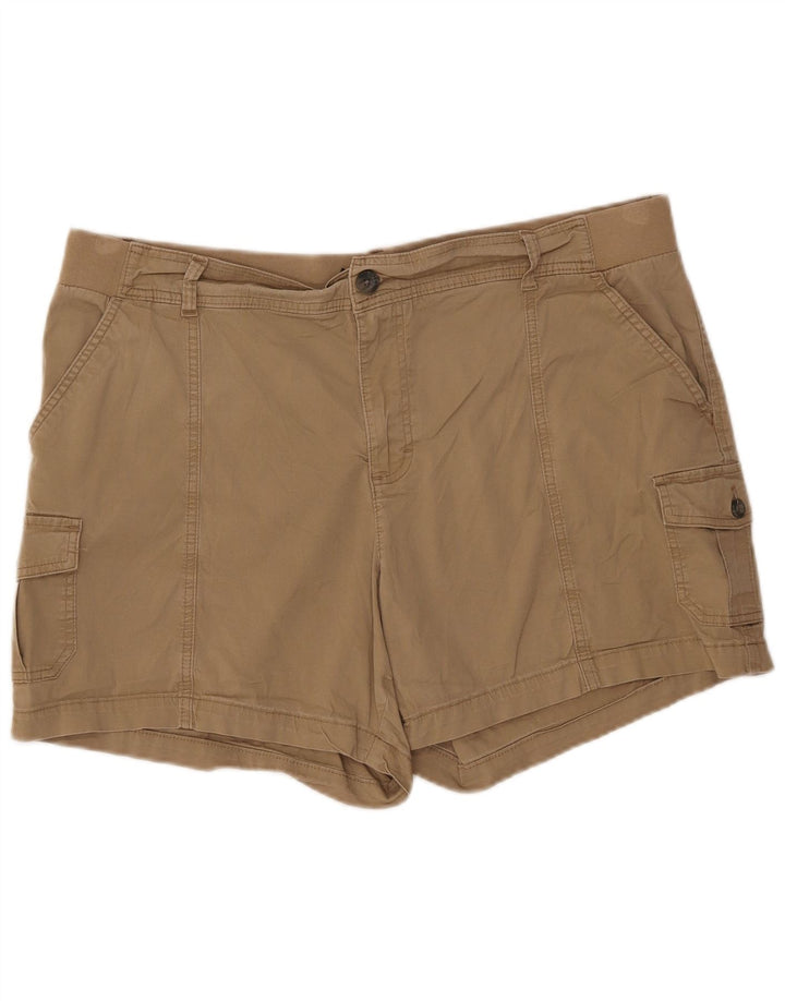 Pantaloni scurti cargo pentru femei LEE US 20 3XL W40 bumbac bej