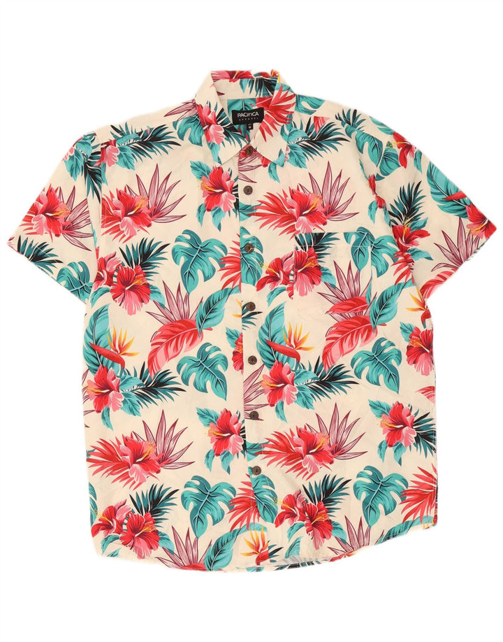 Cămașă hawaiană cu mânecă scurtă pentru bărbați Pacifica, multicoloră, florală