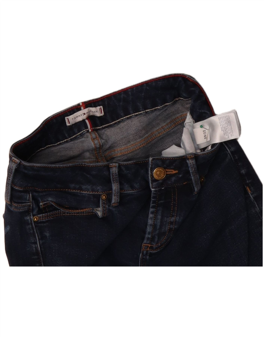 Blugi skinny pentru femei TOMMY HILFIGER L25 L29 bumbac bleumarin