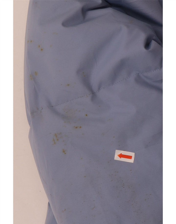 Jachetă căptușită supradimensionată pentru femei Adidas UK 14, mare, albastru, poliester