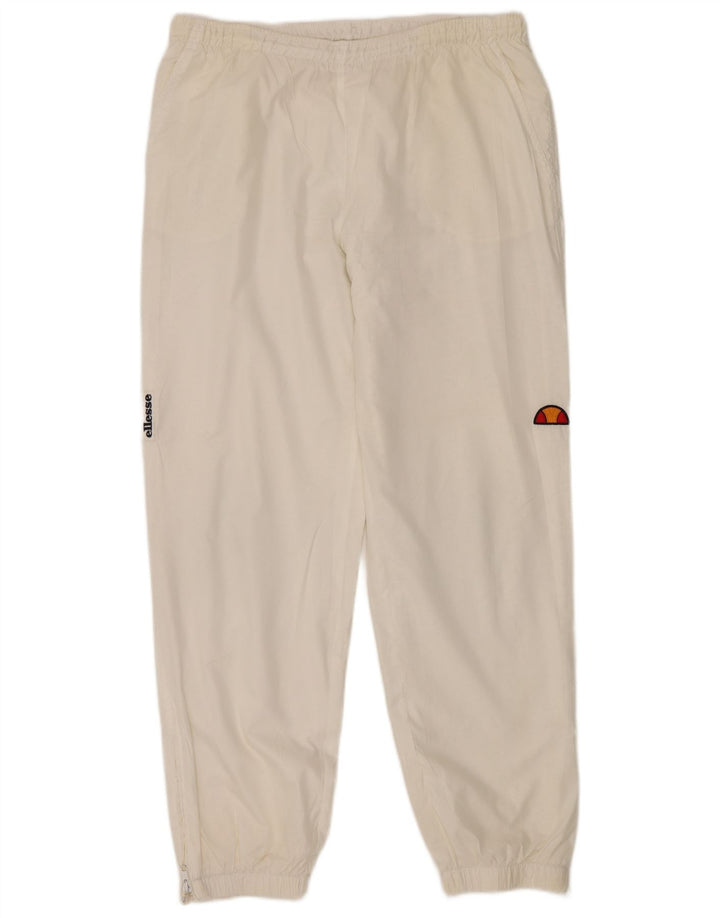 Pantaloni de trening pentru bărbați Ellesse Pantaloni de jogging, mari, alb
