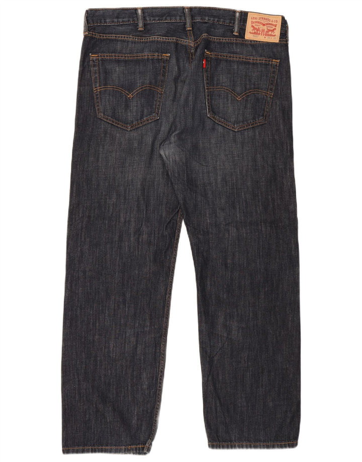 Blugi drepti pentru bărbați Levi's 505 W38 L30 bleumarin