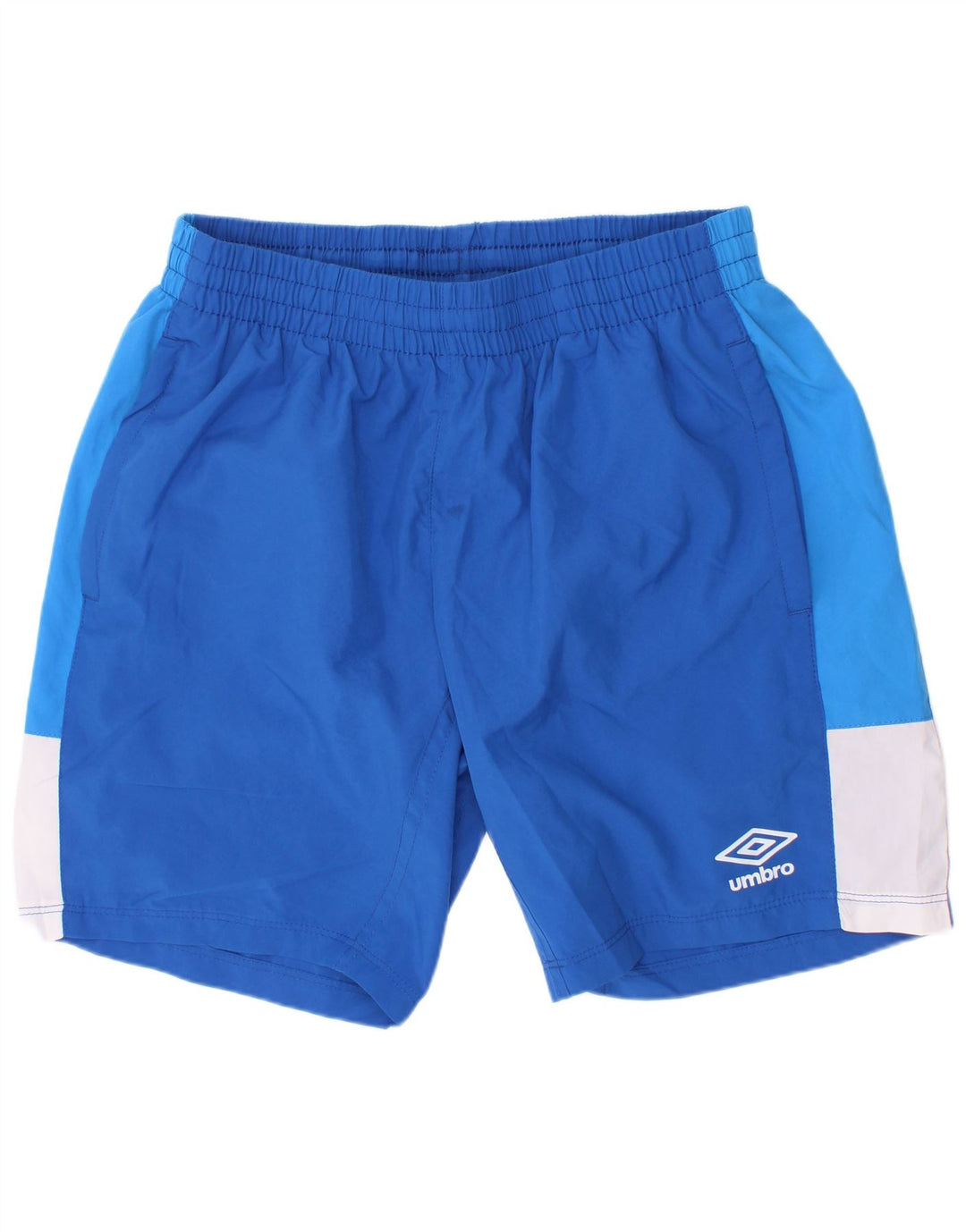 Pantaloni scurți sport Umbro pentru băieți 11-12 ani, mari, albastru, poliester color bloc