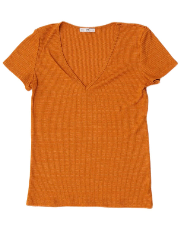 Tricou pentru femei Zara UK 10 Small Orange