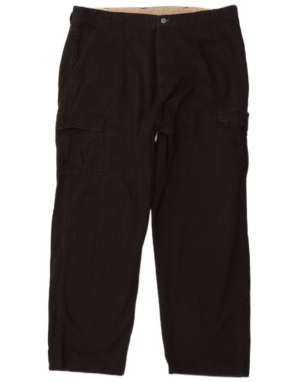 WRANGLER Pantaloni drepti cargo pentru bărbați W40 L32 bumbac negru