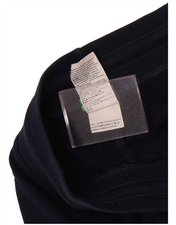 Pantaloni scurți de sport Benetton pentru bărbați, bumbac, albastru bleumarin mediu