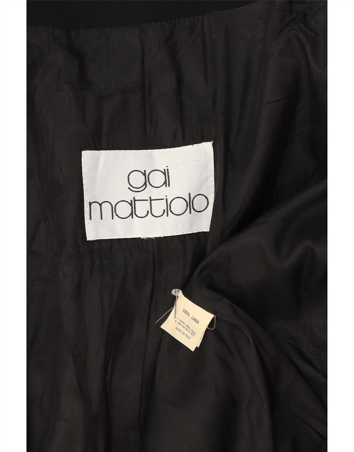Gai Mattiolo Jachetă Blazer pentru femei cu 1 nasture UK 14 Medium Black Colorblock