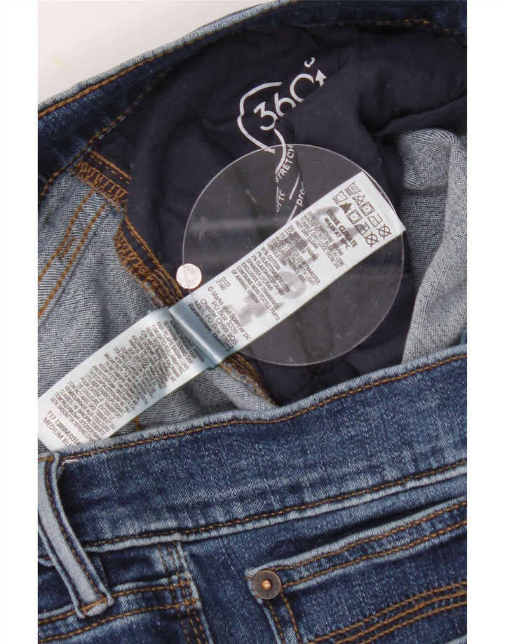 Blugi drepti pentru bărbați Marks & Spencer W40 L27 Bumbac albastru