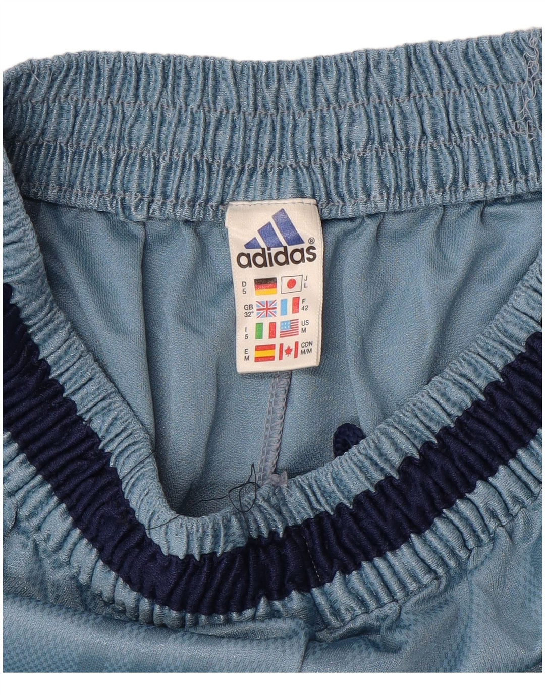 Pantaloni scurți sport ADIDAS pentru bărbați, poliester albastru mediu