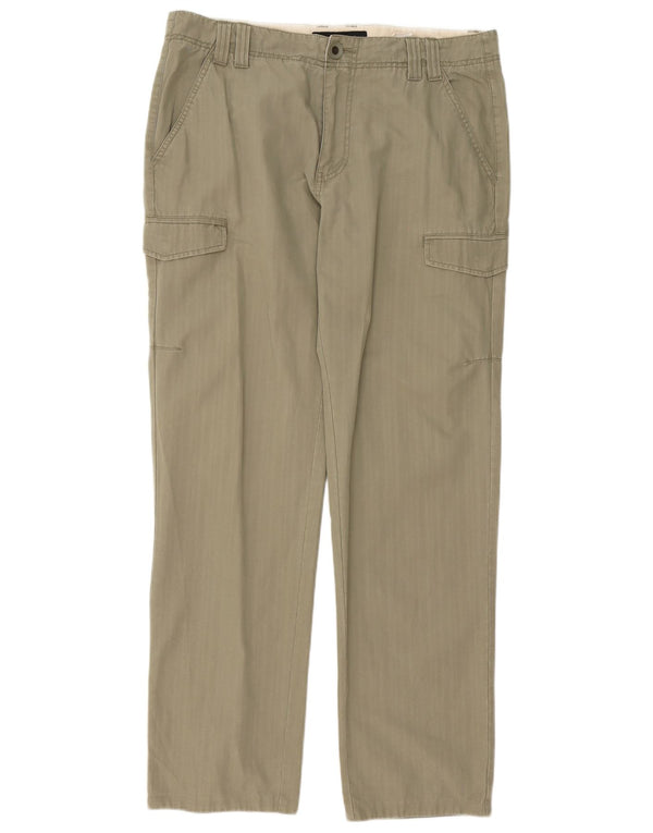 Pantaloni cargo drepti pentru bărbați Calvin Klein Jeans L34 L34 Bumbac kaki