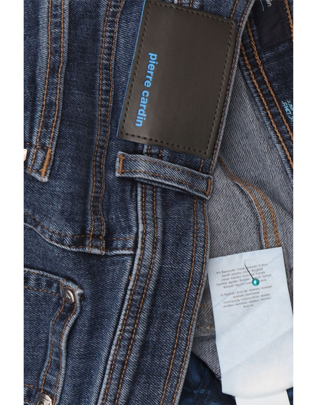 Jeans drept bărbați Pierre Cardin L34 L30 Bumbac albastru