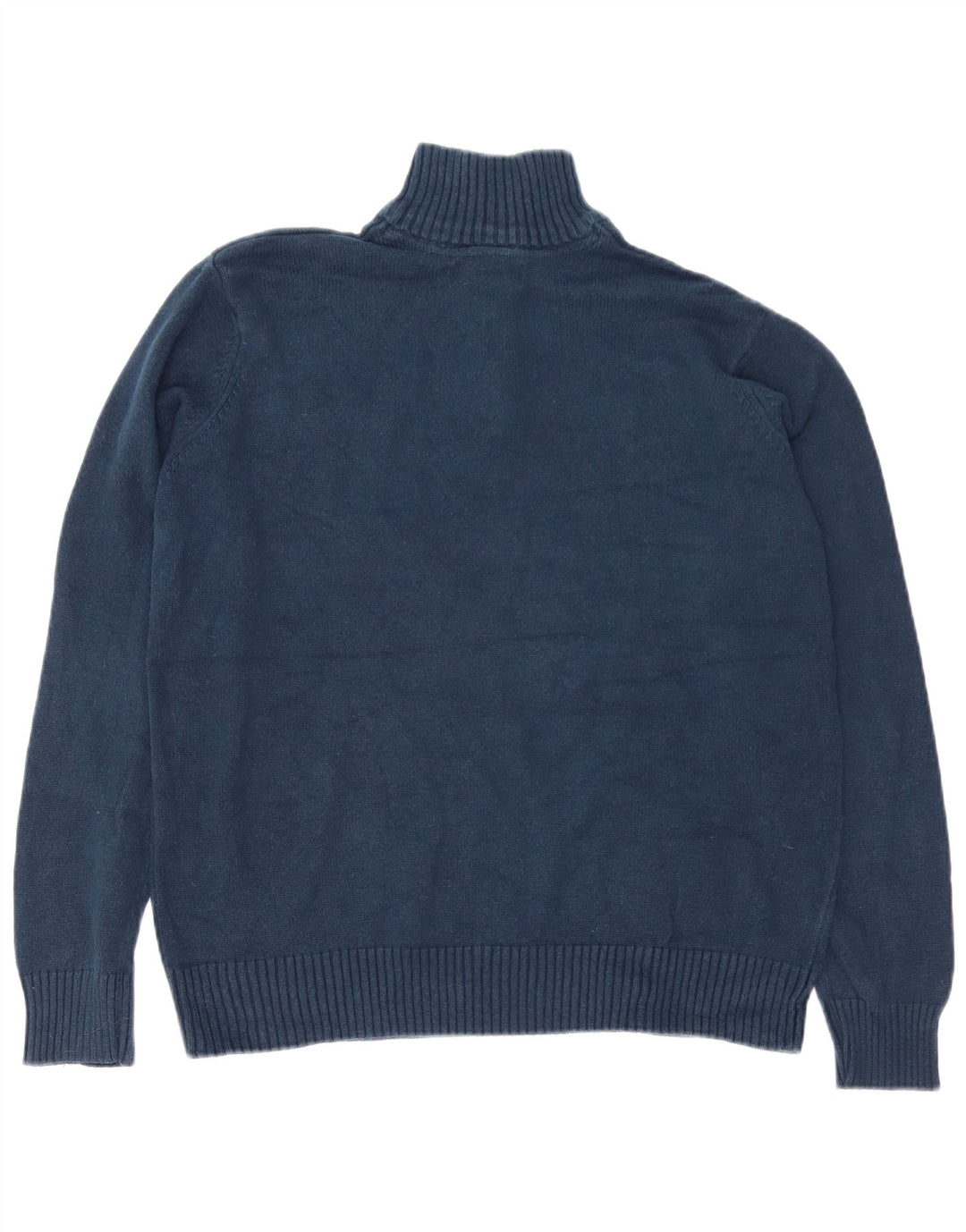 EDDIE BAUER Pulover pentru bărbați, cu fermoar, cu gât, mare, bleumarin, color block