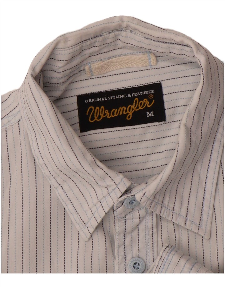 Cămașă cu mânecă scurtă pentru bărbați WRANGLER, cu dungi albe medii