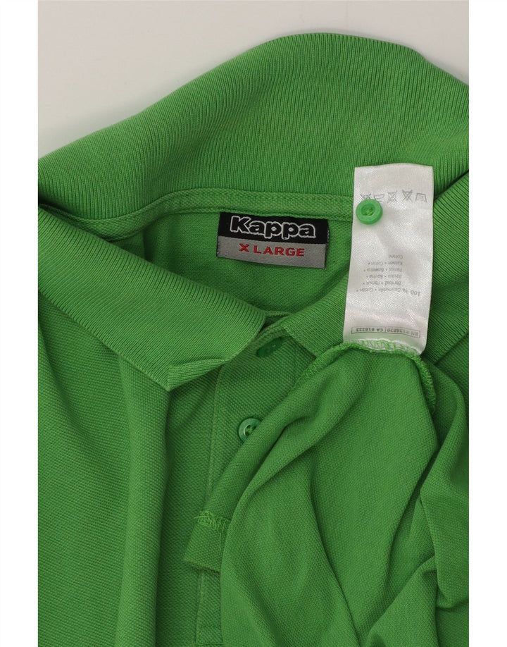 Cămașă polo pentru bărbați KAPPA XL bumbac verde