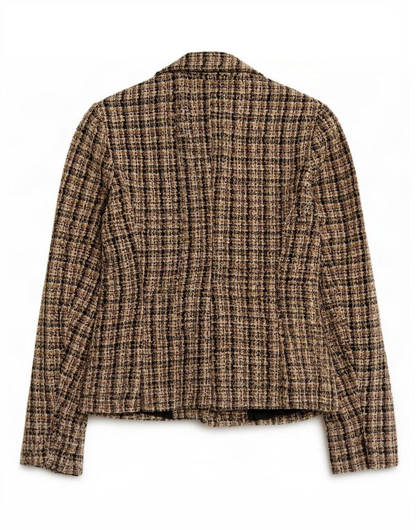 Sacou blazer pentru femei Zara, cu 5 nasturi, UK 12 Medium, multicolore