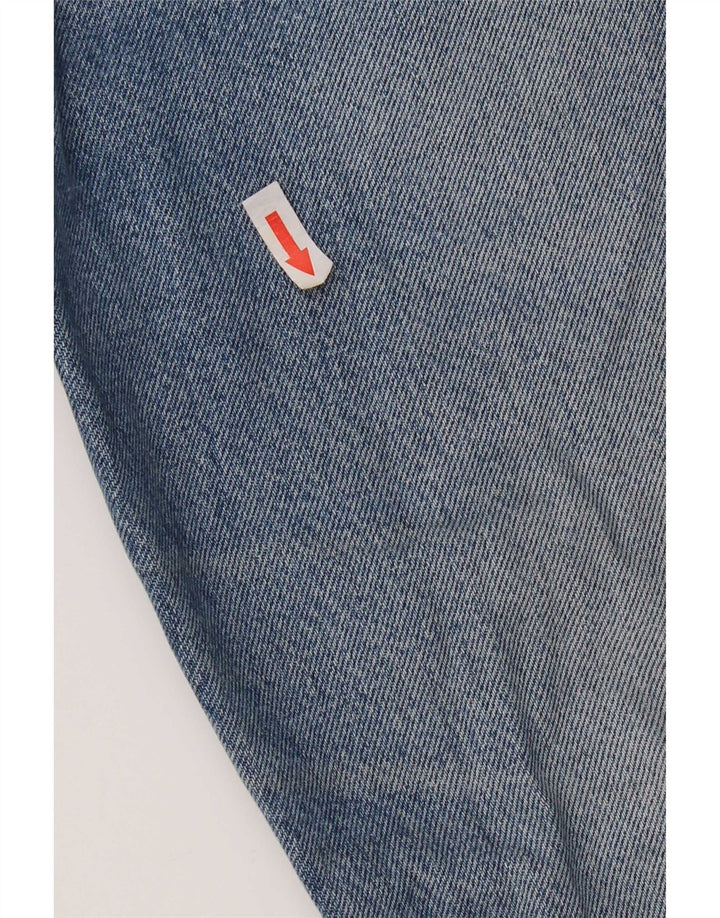 Blugi drepti pentru femei Levi's 581 W34 L32 Bumbac albastru