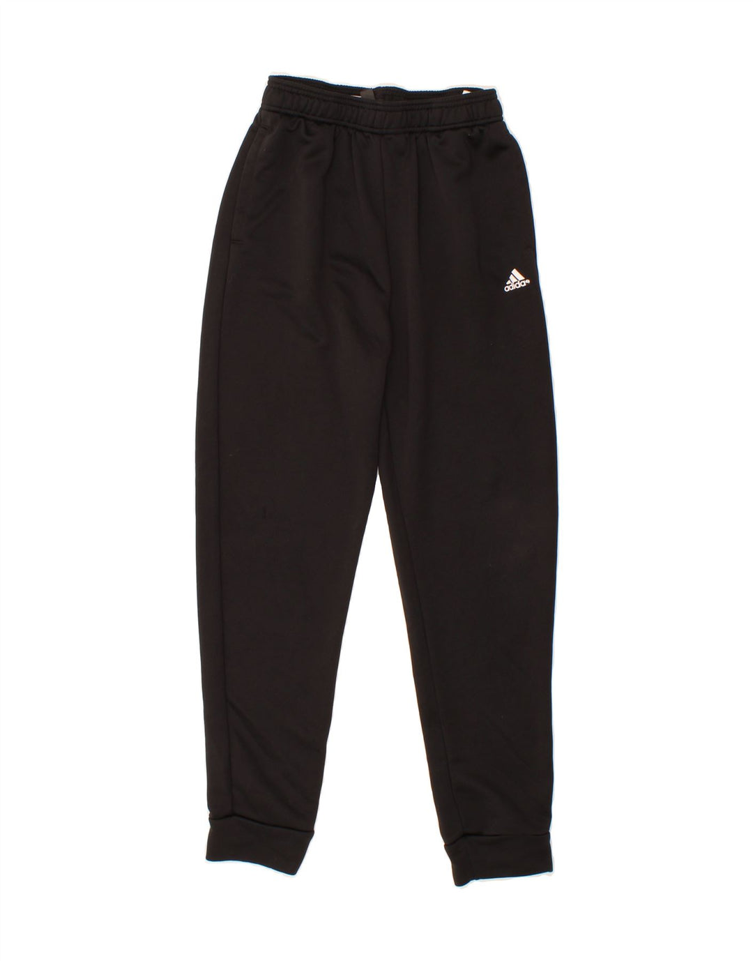 ADIDAS Boys Tracksuit Trousers Joggers 13-14 Years  Black Polyester Vintage Adidas and Second-Hand Adidas from Messina Hembry 