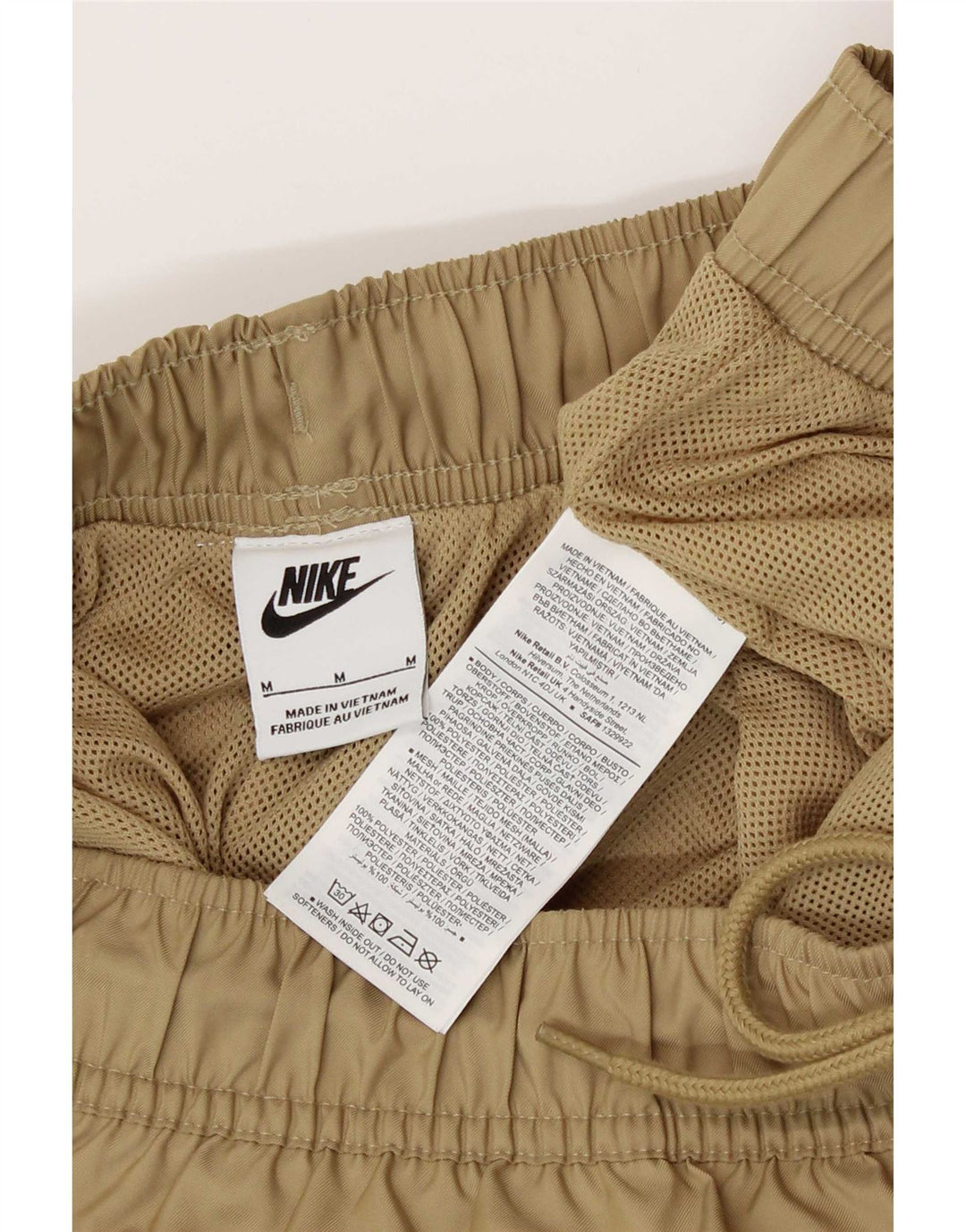 Pantaloni scurți sport Nike pentru bărbați, poliester mediu kaki