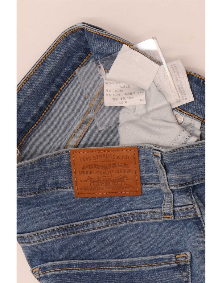 Blugi Levi's 725 cu talie înaltă Bootcut W29 L32 albastru