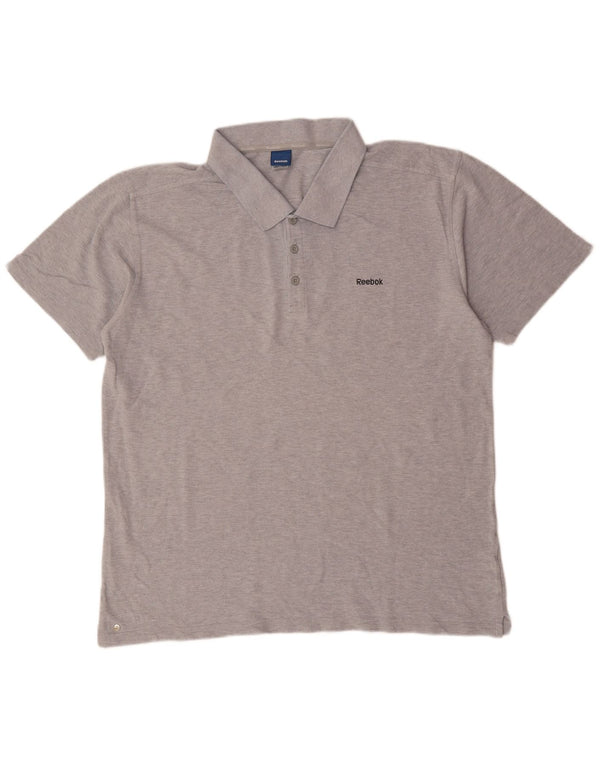 Tricou polo pentru bărbați Reebok XL bumbac gri