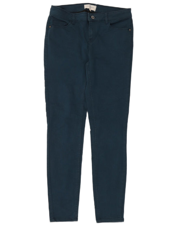 FAT FACE Pantaloni skinny casual pentru femei UK 12 Medium W30 L30 Bleumarin