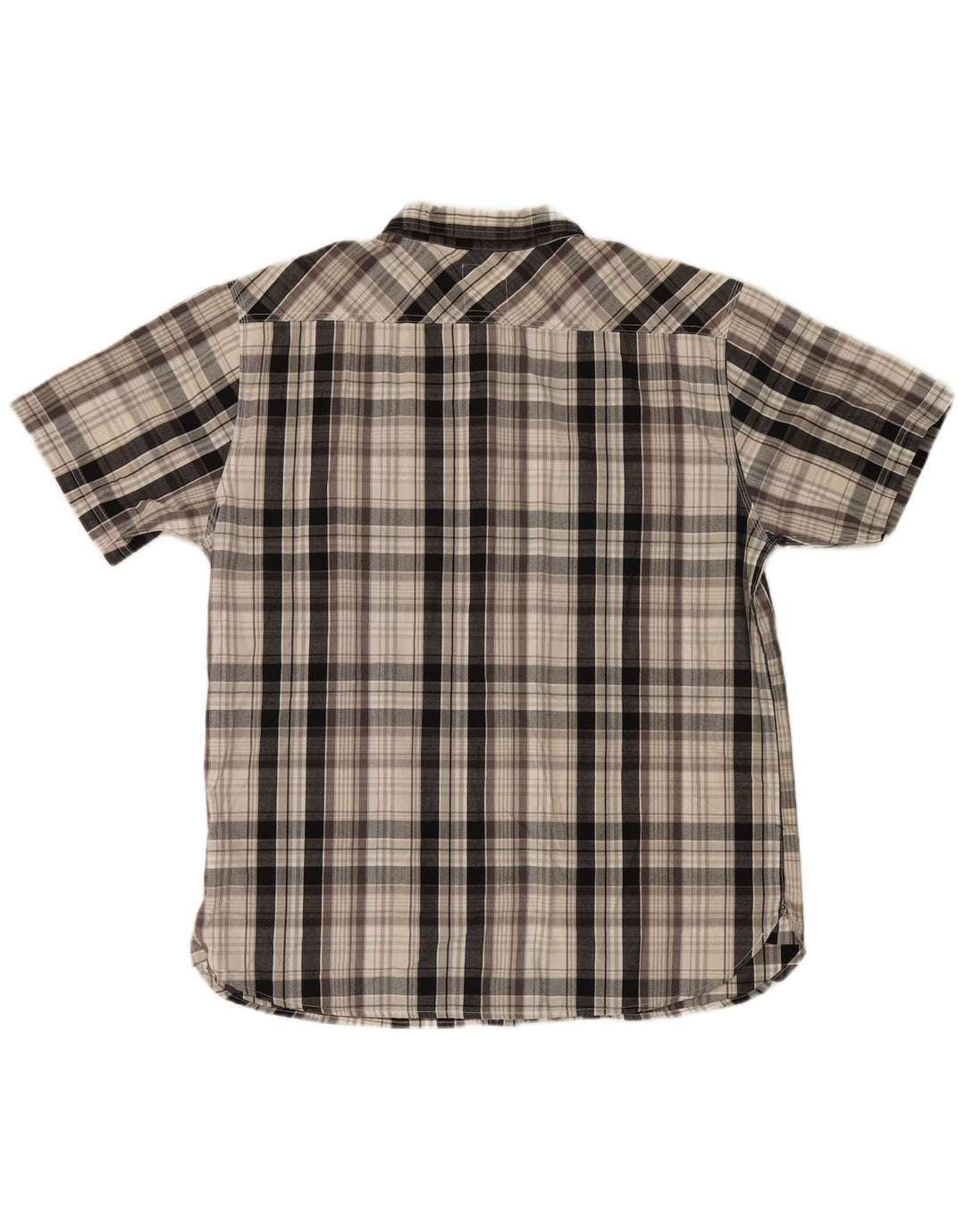 Cămașă cu mânecă scurtă pentru bărbați Levi's 2XL, bumbac cu carouri bleumarin