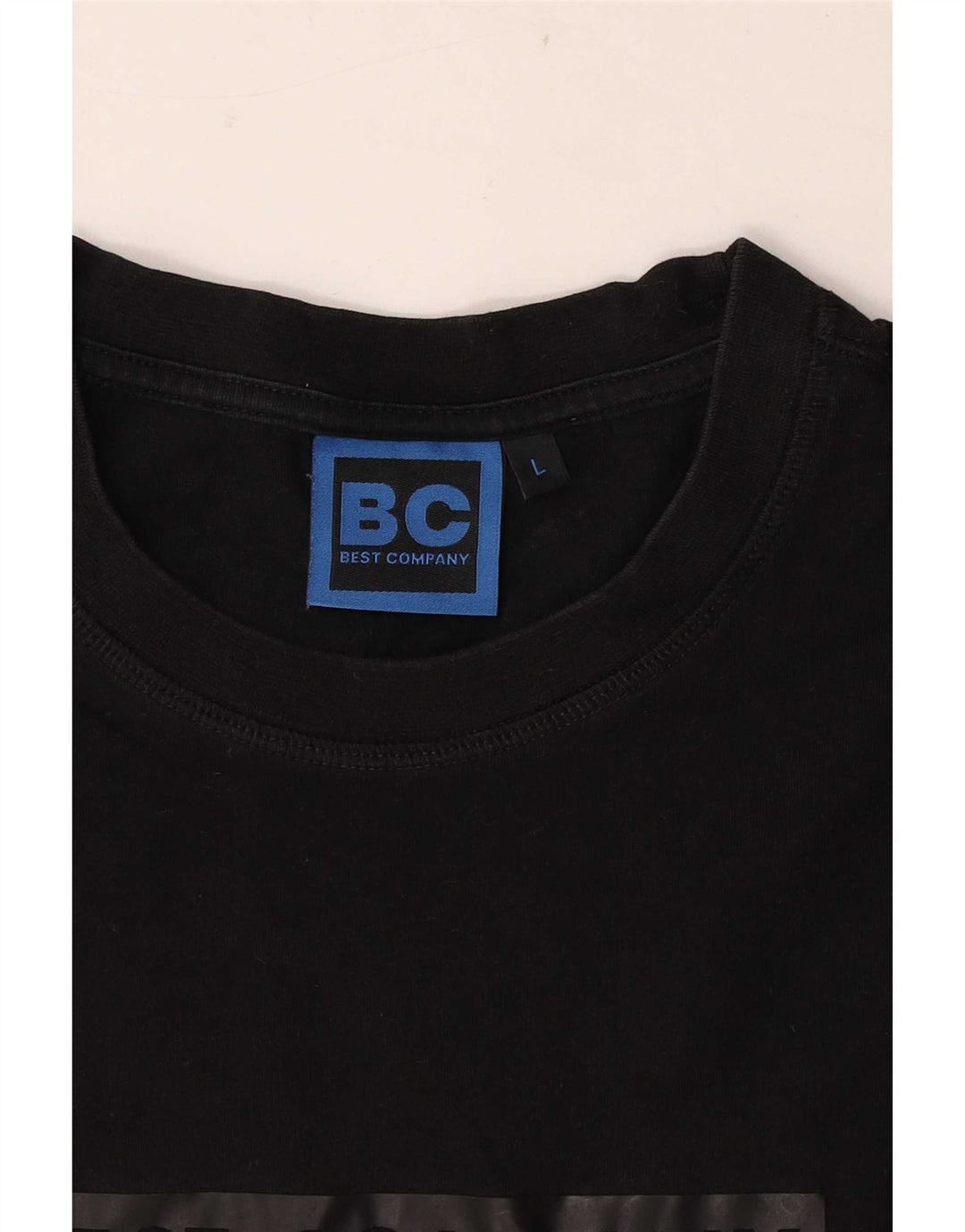 Tricou grafic pentru bărbați Best Company Top mare negru