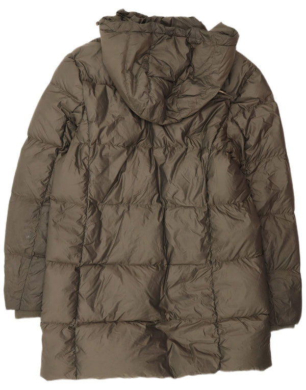 Palton căptușit cu glugă Jack Wills pentru femei UK 14 Poliester kaki mare