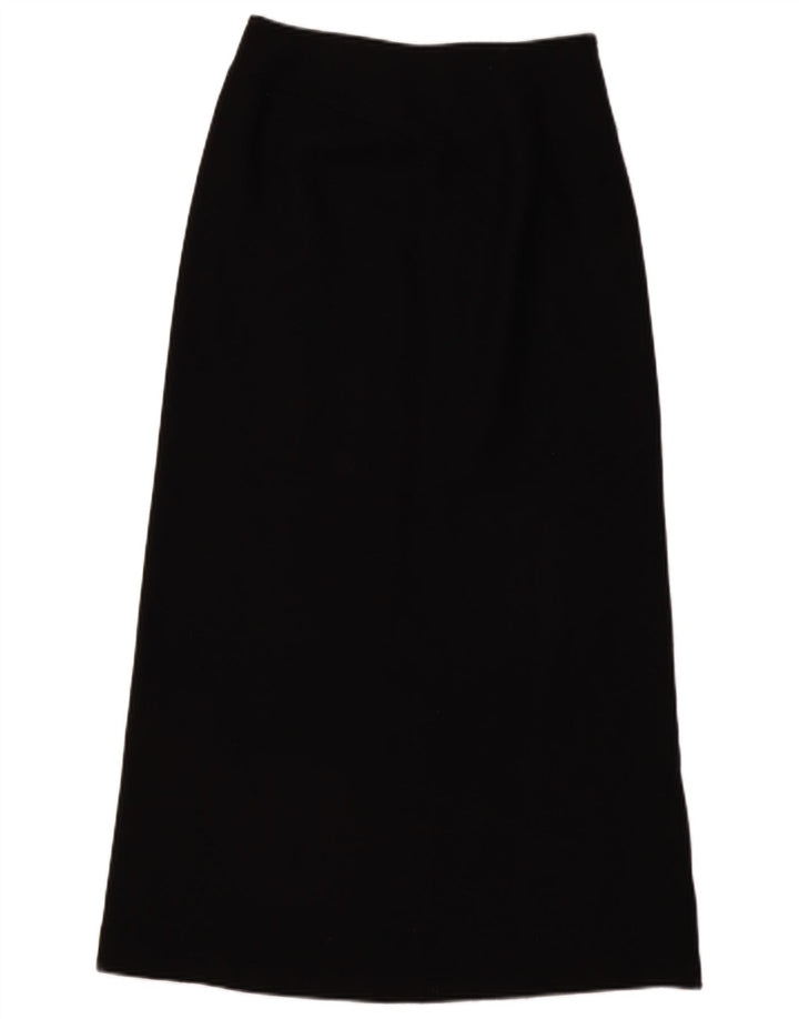 Fusta Maxi Hobbs pentru femei UK 8 Small W30 Lână neagră