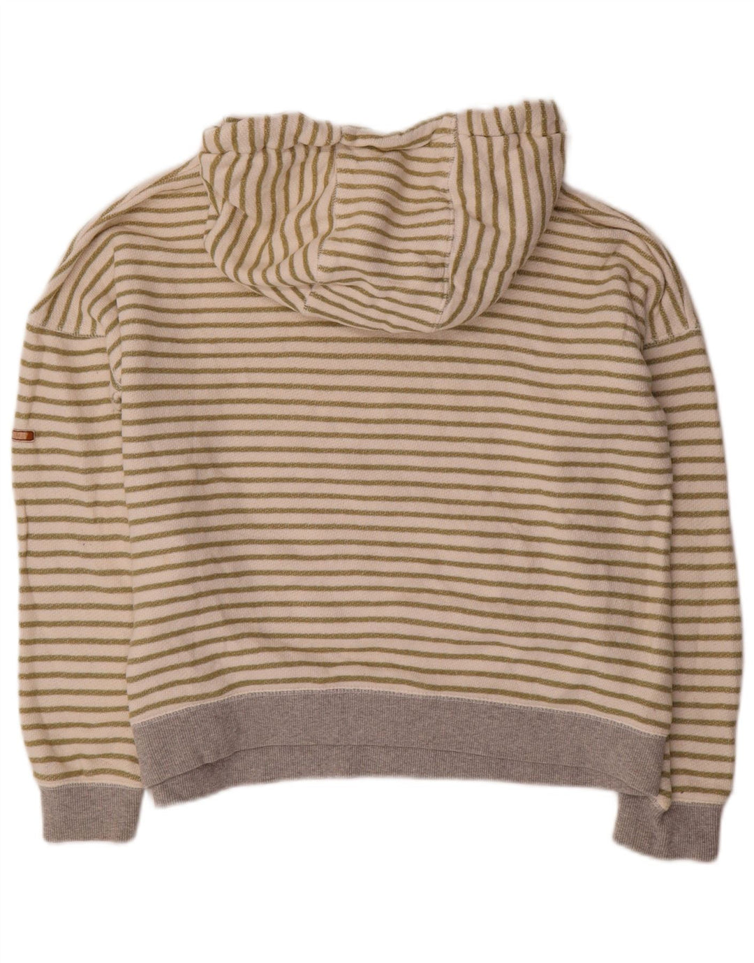 Pulover supradimensionat pentru femei ROXY UK 16, mare, bumbac cu dungi alb