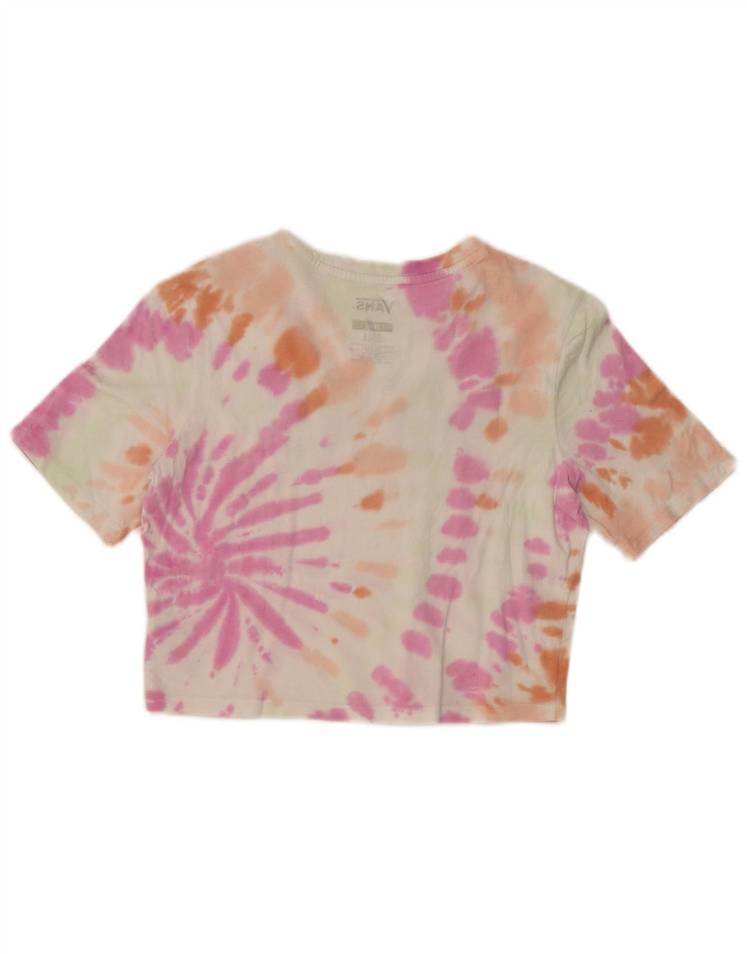 VANS Tricou cu grafic crop pentru femei Top UK 8 Small Multicolor Tie Dye
