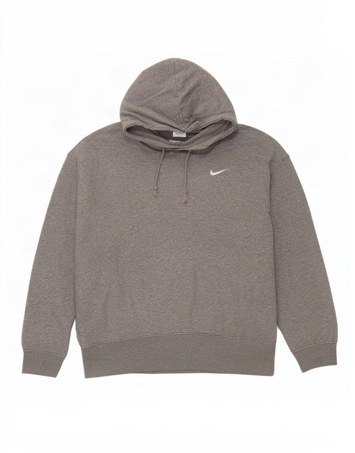 Pulover Nike pentru bărbați, bumbac cu pete, gri mediu