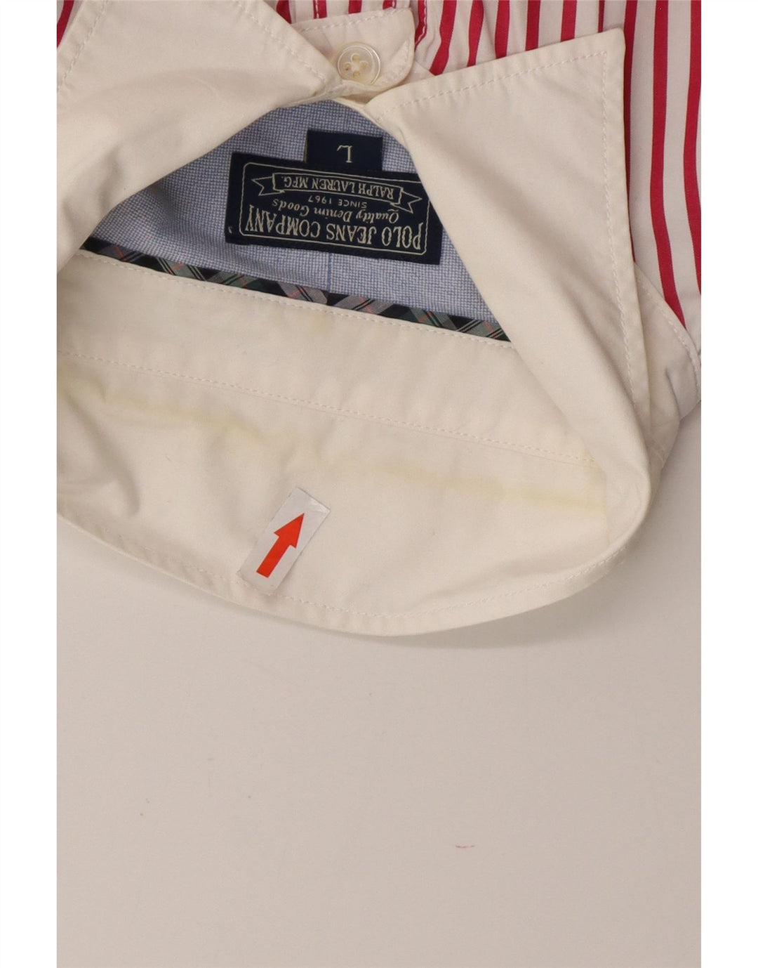 Cămașă pentru bărbați RALPH LAUREN, bumbac mare cu dungi roșii