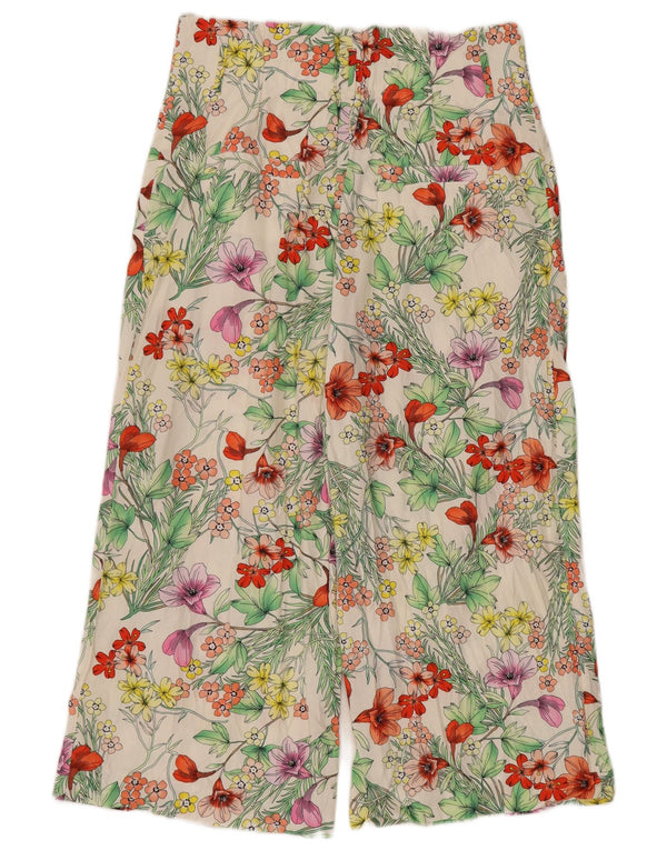 Pantaloni Capri pentru femei cu picioare largi Zara L34 L22 Multicolori Florali