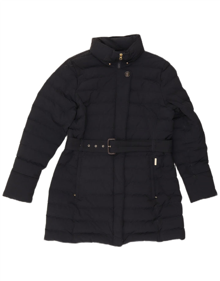 Palton căptușit pentru femei Woolrich UK 16 mare poliester bleumarin