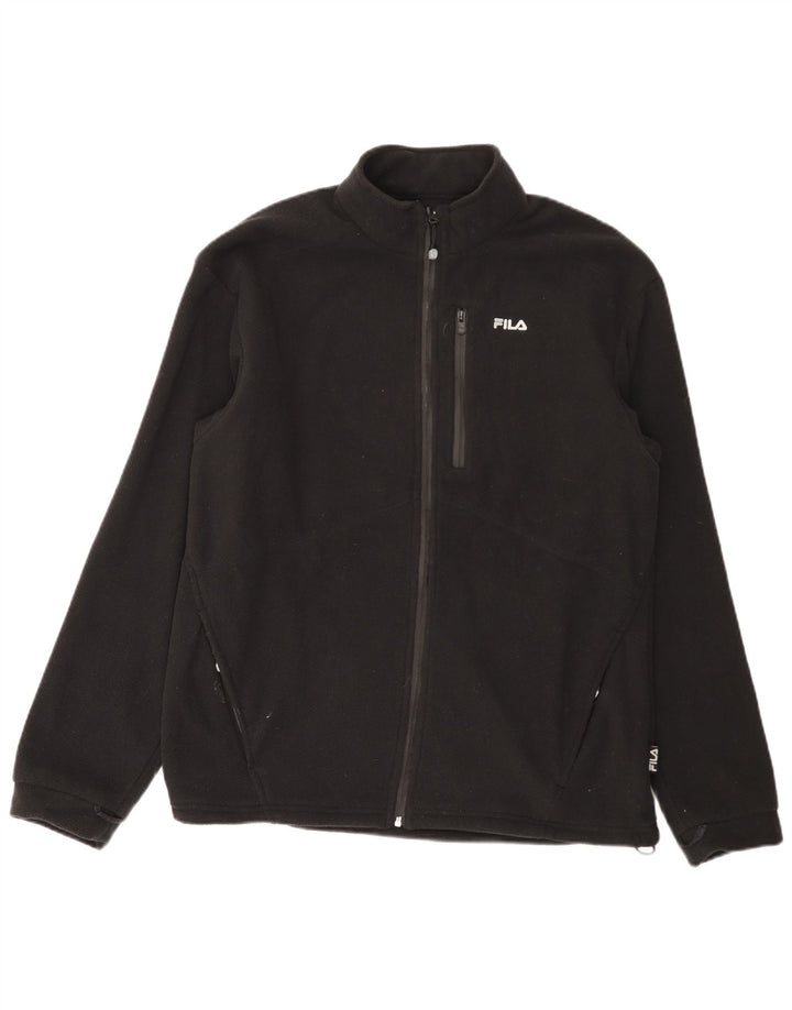 Jachetă pentru bărbați Fila Liner Fleece UK 44 2XL Negru Poliester