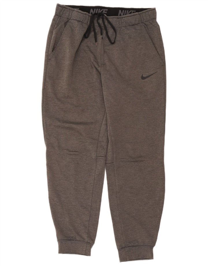 Pantaloni de trening standard Dri Fit Nike pentru bărbați Pantaloni de jogging, mari, gri, poliester