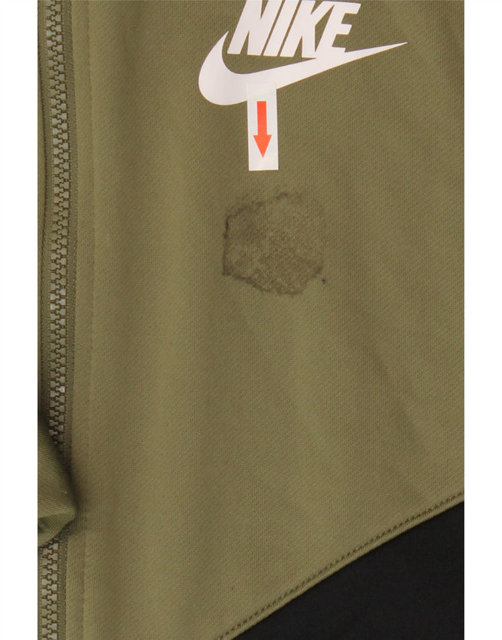 Jachetă de trening standard Nike pentru băieți 10-11 ani kaki mediu