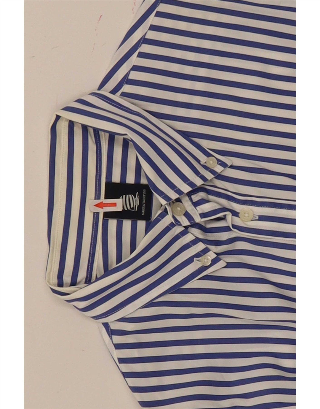 Cămașă pentru bărbați Marina Yachting Mărimea 41 Medium Blue Striped